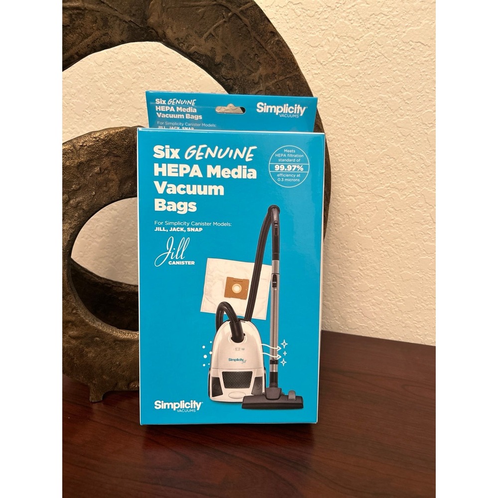 Simplicity Type Z HEPA Bag 6/pkg NWT
